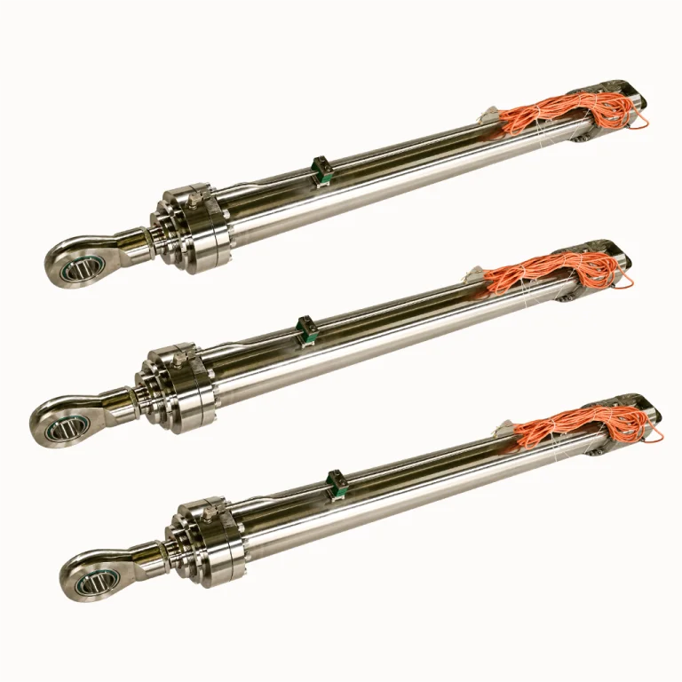 Custom Resistant Hard Chrome Plated Piston Rod Hard Pipes Valve Included Stainless Steel Hydraulic Cylinder