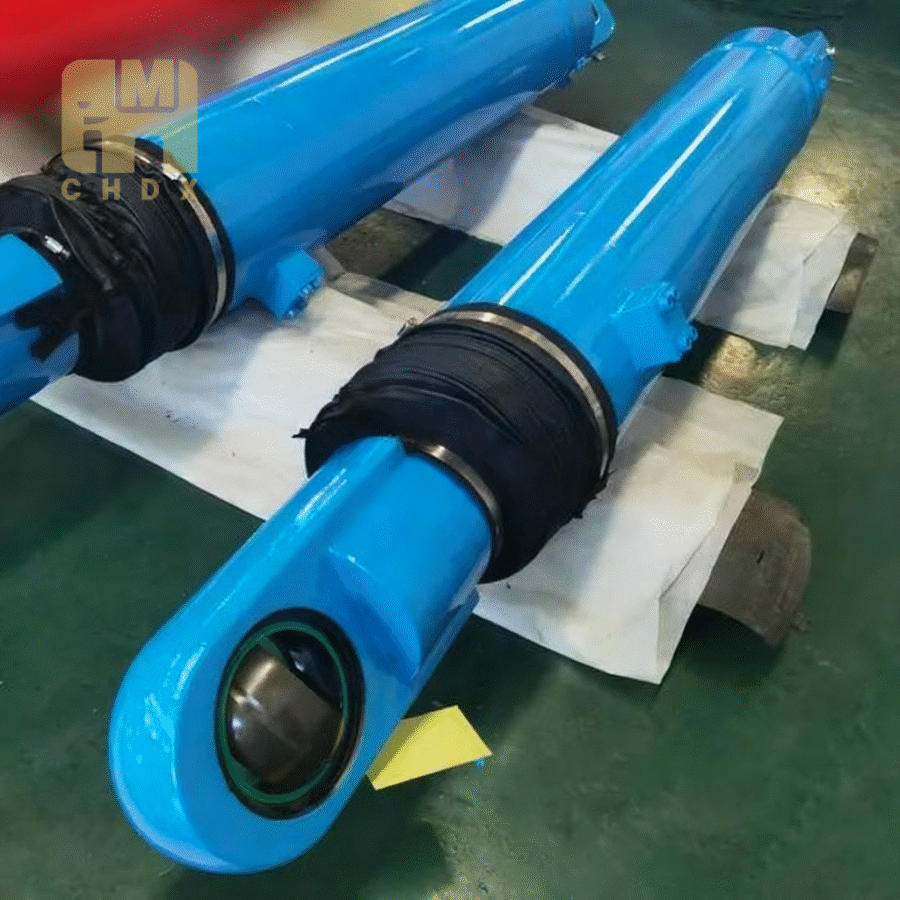 Custom High Force Heavy Duty Double Acting Oil Pressure Industrial Machinery Material Handling and Lifting Equipment Cylinder