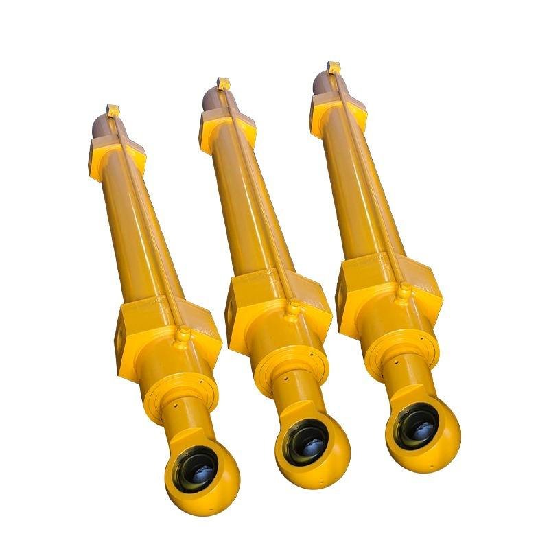 Factory 3 Ton Hydraulic Cylinder for Bridge Girder Erection Machine Flange Mounted Piston Cylinder for Crane Lifting Assist