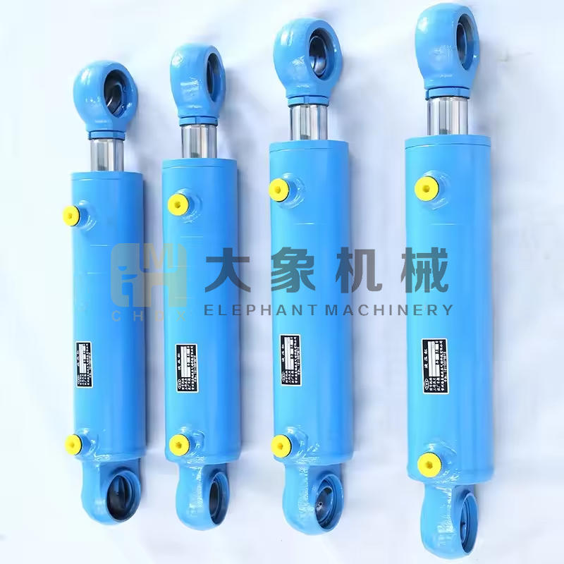 China Factory Excavator Single Double Direction Piston Seal Heavy Duty Double Ear Hydraulic Cylinder