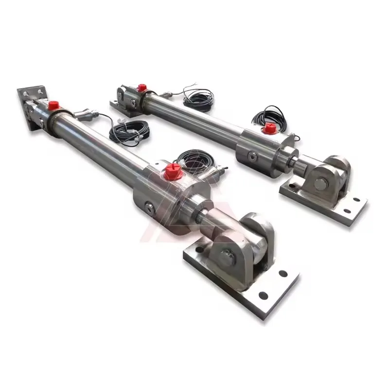 Customized High Pressure Bore Size 350mm Stroke Size 1800mm Double Action Stainless Steel Hydraulic Cylinder