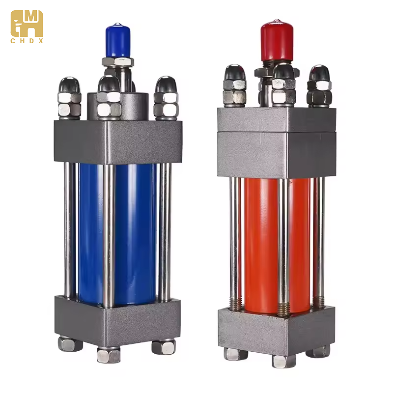 China Factory MOB32 Series Double Acting Tie-rod Light Hydraulic Cylinder Flange MOB32/40/50/63/80/100*50 Oil Cylinder