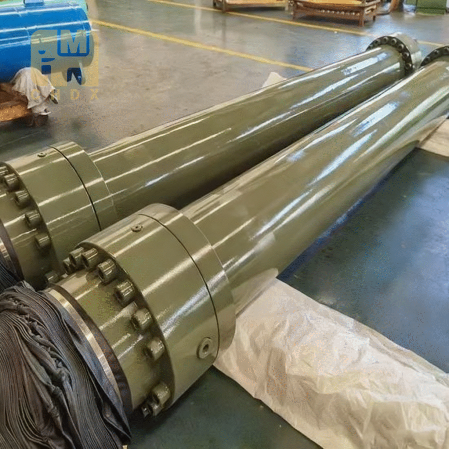 25 Ton Heavy Duty Push Pull Double Acting High Pressure Precision Machined Hydraulic Cylinder