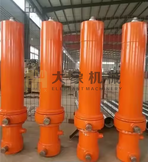 Manufacturer Customized High Quality Trailer Multistage 3-7 Stages Double Acting Telescopic Hydraulic Cylinders