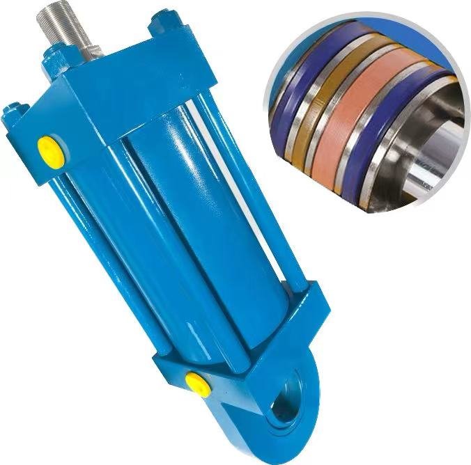 High Quality Long Duration Tie Rod Hydraulic Cylinder Push-Pull External Pipe Linear Square Hydraulic Cylinder With Low Price