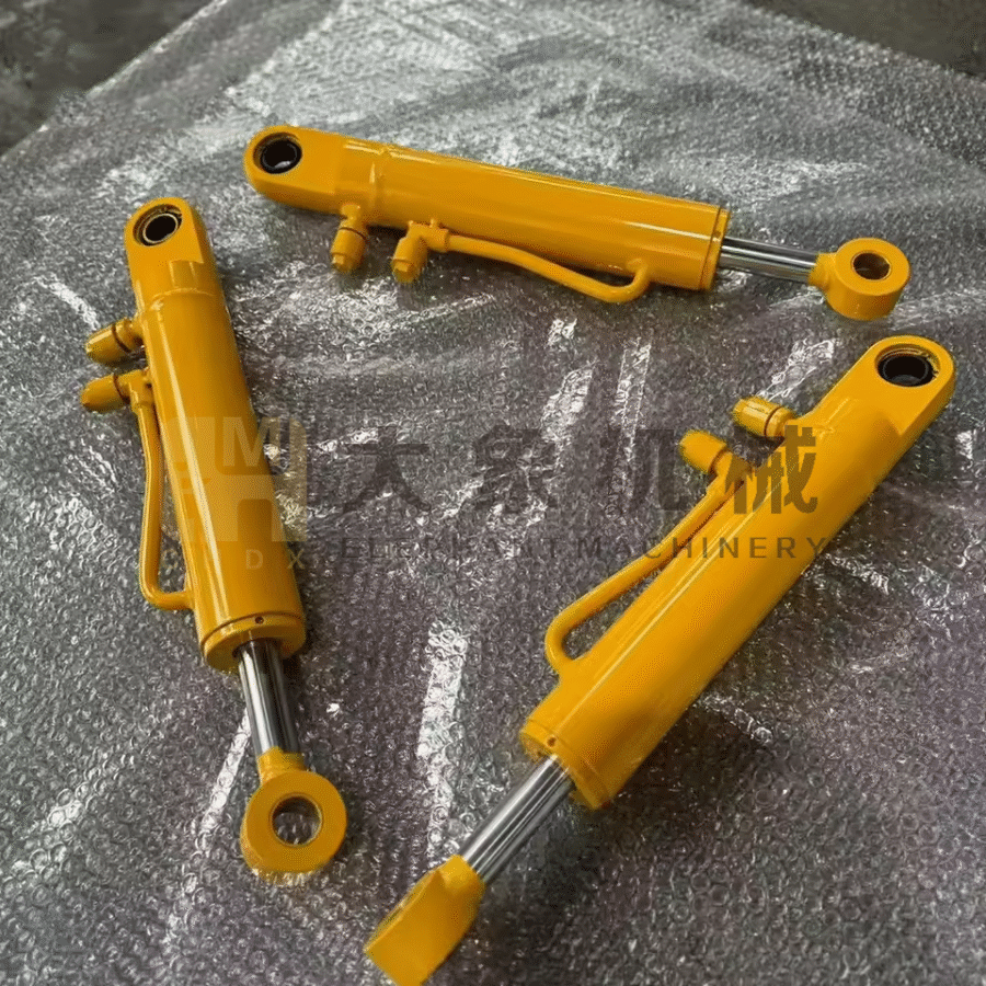 China High Quality Double Action Hard Chrome Plated Piston Rod Hydraulic Oil Cylinder for Sanitation Vehicle Hydraulic Cylinders