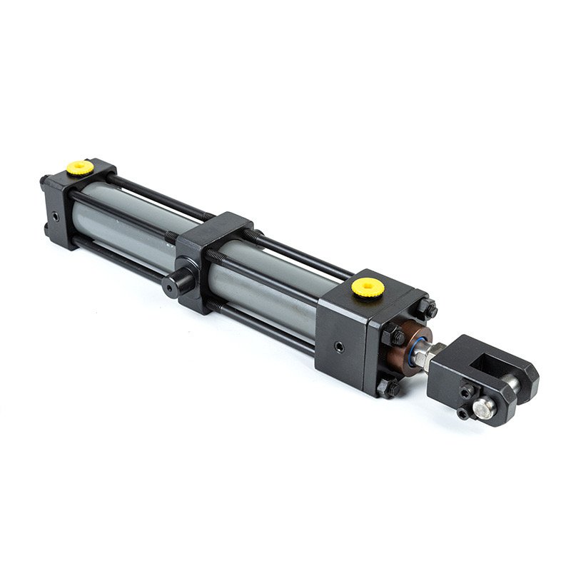 Heavy Duty Hydraulic Cylinder High Pressure OEM Tie Rod Engineering Hydraulic Cylinder