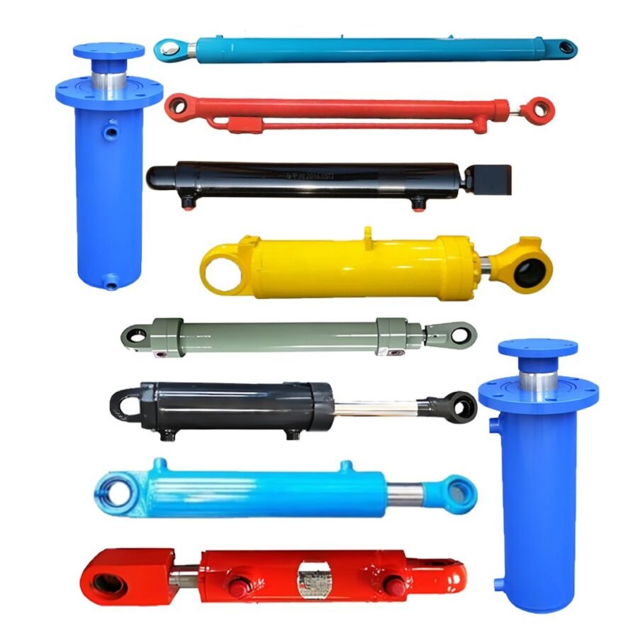 China Factory Force 20Ton Machinery Vehicles Double Piston Hydraulic Cylinders Double Ended Cylinder Hydraulic