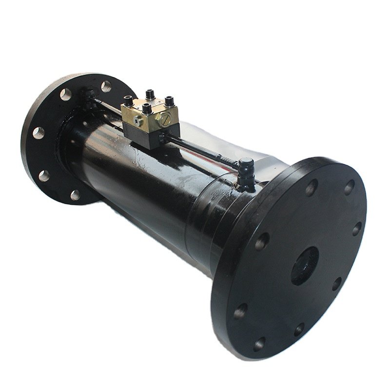 Factory Custom With Low Price 10 Ton-100T Front Flange Hydraulic Cylinder Double Acting Cylinder for Engineering
