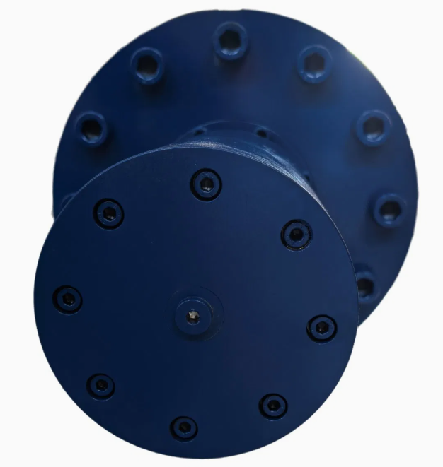 Customised Single Acting Heavy Duty 50ton 60ton Hydraulic Punching Side Front Rear Flange Hydraulic Cylinder