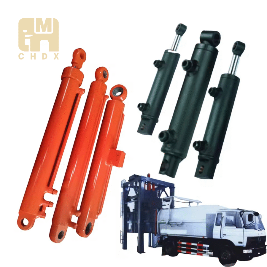 Industrial Grade Trailer Double Acting Piston Cylinder Rotating Platform Intense Thrust Capacity Hydraulic Cylinder