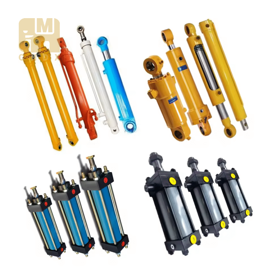 Skip Loader Garbage Truck Swing Arm Lifting Double Acting Heavy Duty Waste Container Handling Hydraulic Cylinder