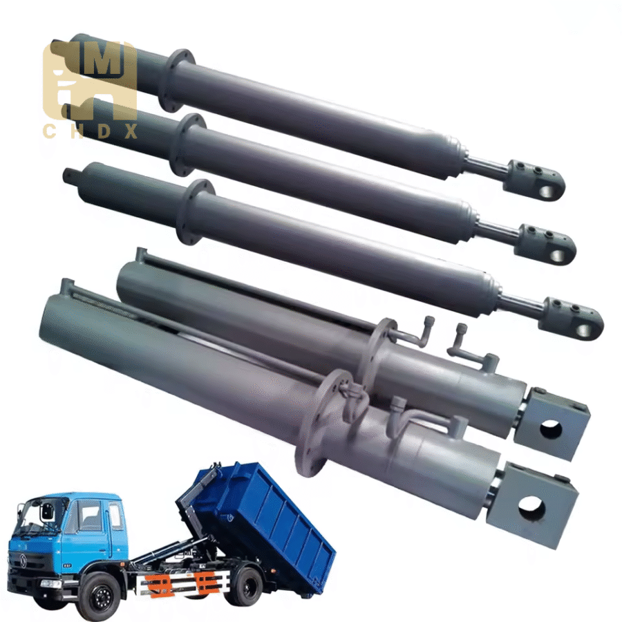 High Force Compactor Cylinder Double Acting Oil Cylinder Fertilizer Distribution Elevator Accessory Hydraulic Cylinder