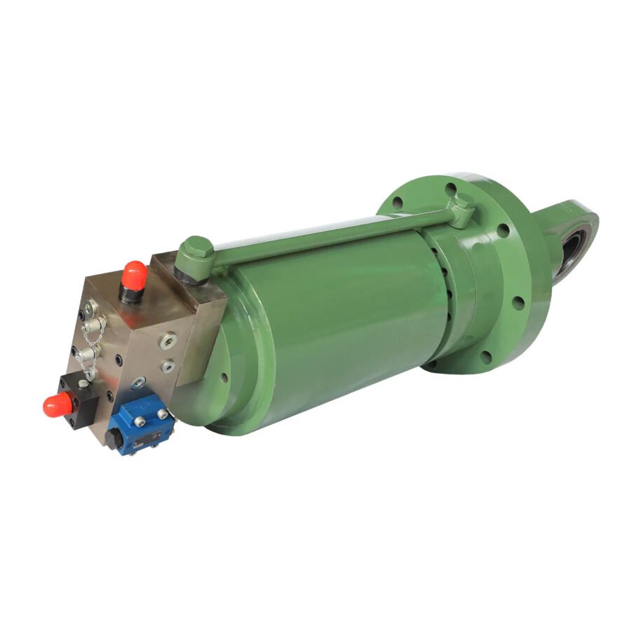 Customizable Double-Rod Double-Acting Cushioned Low-Pressure Printing Machine Smooth Roller Pin Hydraulic Cylinder