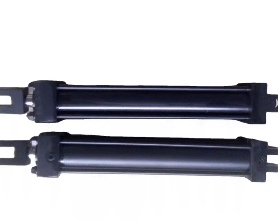 Customized Cheap Lowbed Trailer Rear Ramp Spring Assisted Double Acting Heavy Equipment Transport Vehicle Hydraulic Cylinder