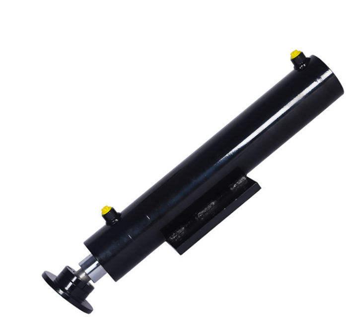 Single-Rod Single-Acting Low-Pressure Flange Light Machinery Fixture Clamping Hydraulic Cylinder