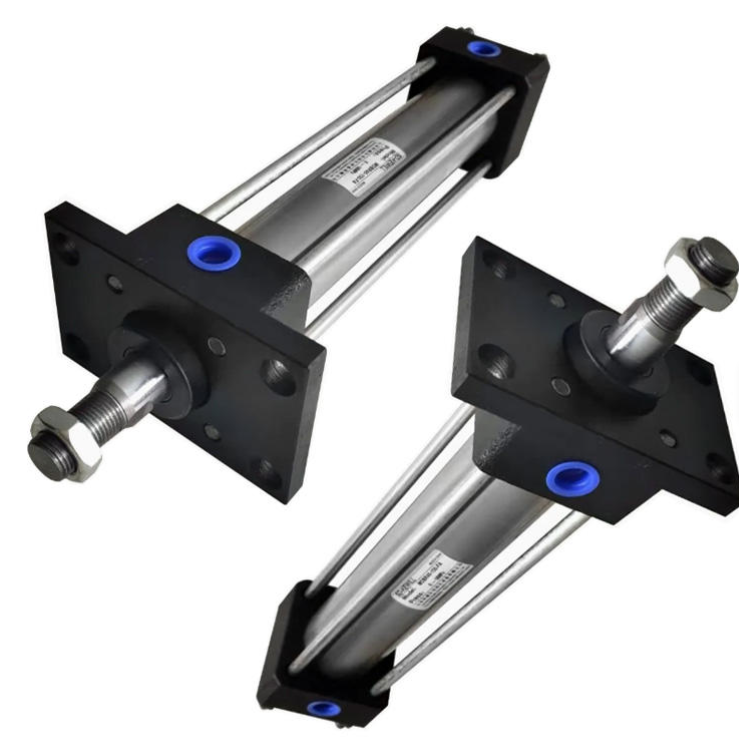 Customizable Double-Rod Double-Acting Cushioned High-Pressure Power Plant Equipment Shock Reduction Tie-Rod Hydraulic Cylinder