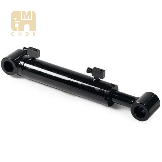 Concrete Mixer Truck Discharge Chute Lift Angle Adjustment Small Size Construction Vehicle 100 Ton Hydraulic Cylinder