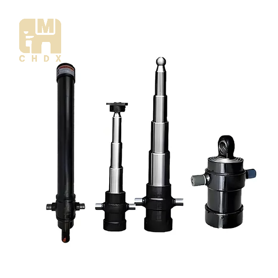 Tipper Dump Truck Front End Telescopic Multi Stage FC 196-5-6180 Heavy Duty Mining Transport Hydraulic Cylinder