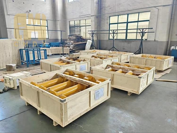 Shaft Straightening Lift Press Machine 250 Ton Single Acting Trunnion Mount High Strength Steel Shaft Hydraulic Cylinder