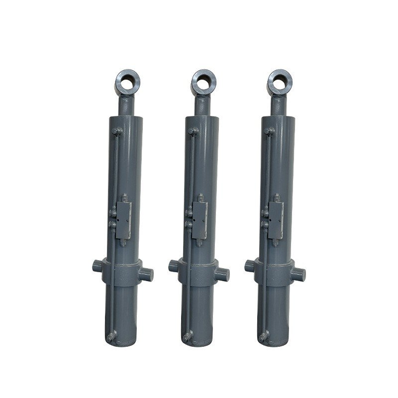 China Factory Customized Industrial Hydraulic Cylinder with Dual Mounting Ears for Dump Truck Loader Excavator With Best Price