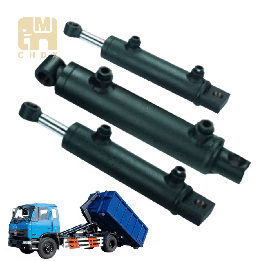 Heavy Duty Parts Side Tipper Truck Trailer Tipping Cylinder Underslung Telescopic Heavy Duty Sand Gravel Transport Hydraulic Ram