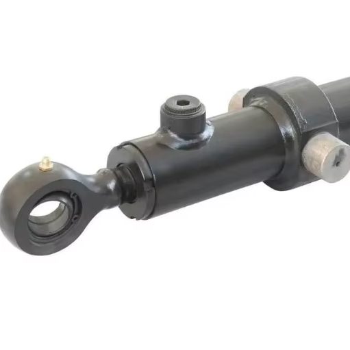 Double-Rod Double-Acting High-Pressure Construction Machinery Heavy-Duty Conveyor Driving Flange Hydraulic Cylinder