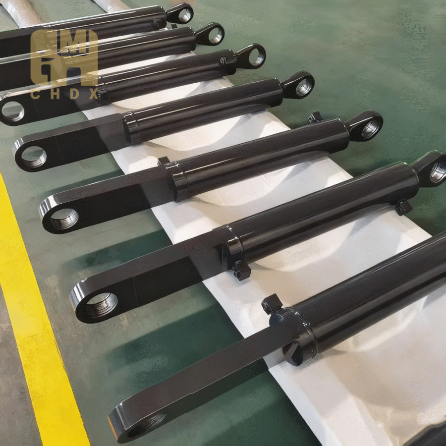 Easy Simple Car Carrier Trailer Upper Deck Lift Small Bore Double Acting Smooth Control Auto Hauler Hydraulic Cylinder