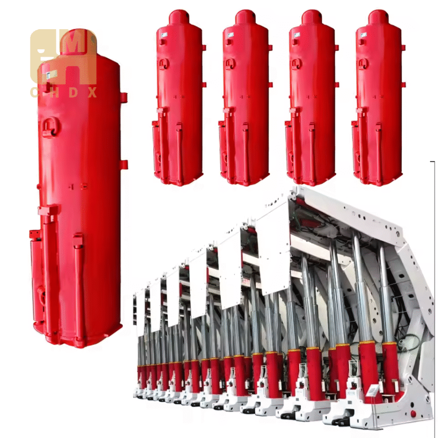 Precision Clamping Asphalt Paver Hopper Wing Open Close Side Plate Operation Road Paving Machinery Hydraulic Cylinder