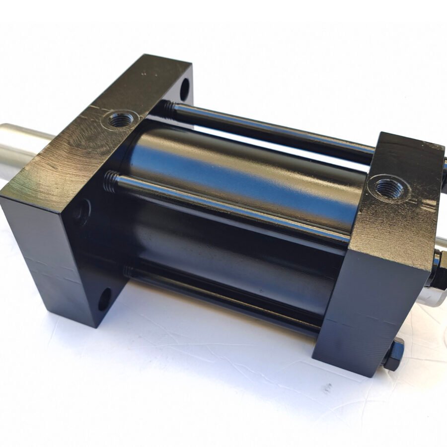 China Factory CNC Press Brake Industrial Automation Heavy Duty110 mm Bore Double Ended Tie Rod Hydraulic Piston Cylinder