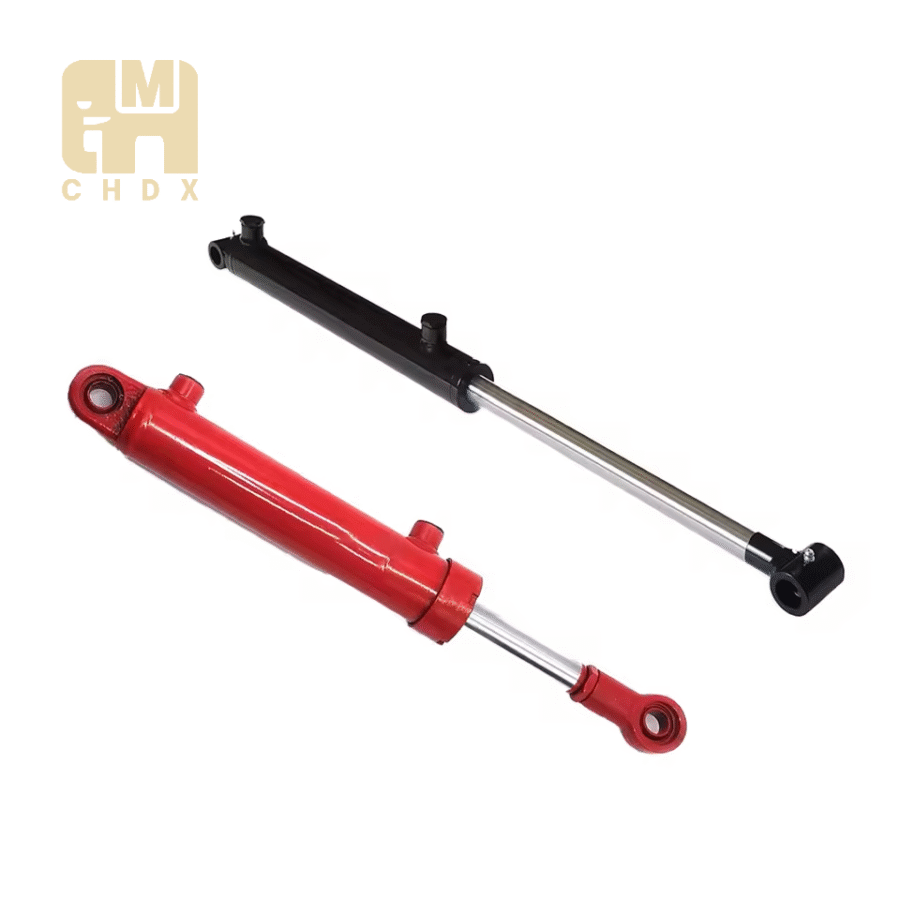 High Efficiency Carbon Steel Double Acting Customized Oil Pressure Cylinder Leveling Heavy Duty Crane Hydraulic Cylinder