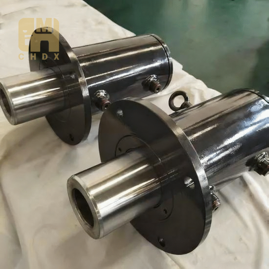 Heavy Duty Hitch Lift Cylinder Double Acting Customized Oil Pressure Cylinder Forklift Reinforced Hollow Hydraulic Cylinder