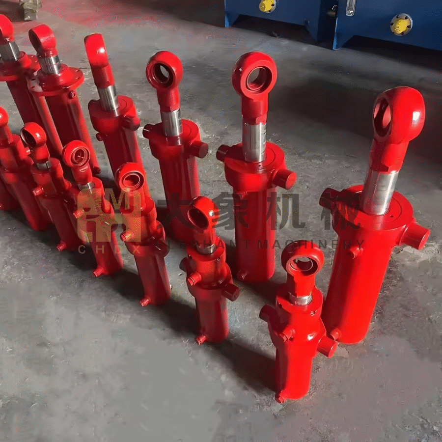 Offset Printing Machine Actuator Motor Industrial Line Hardened Rod Chrome Tube Hydraulic Valve Hydraulic Cylinder