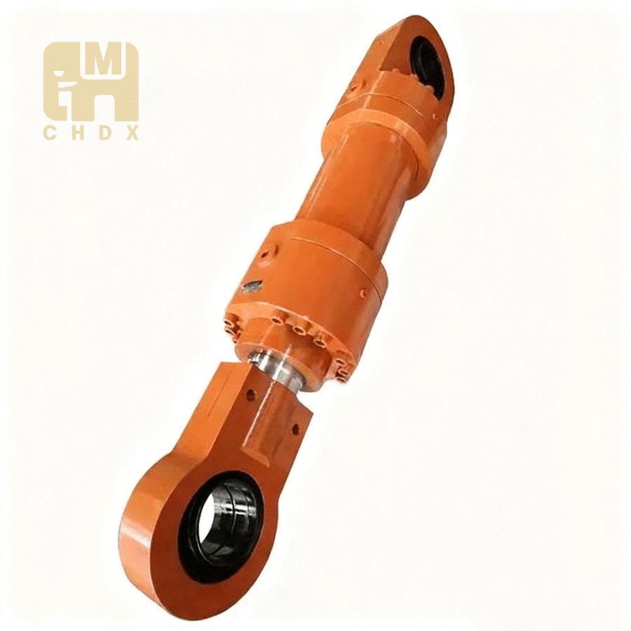 Robust Boom Extension Excavator Customized Oil Pressure Cylinder Stepper Dump Truck Reinforced Design Hydraulic Cylinder