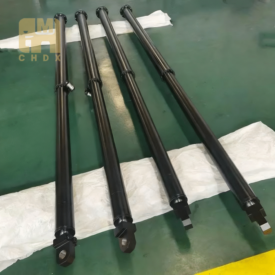 Superior Thrust Material Handling Double Acting Customized Oil Pressure Cylinder Digging Arm Factory Direct Hydraulic Cylinder