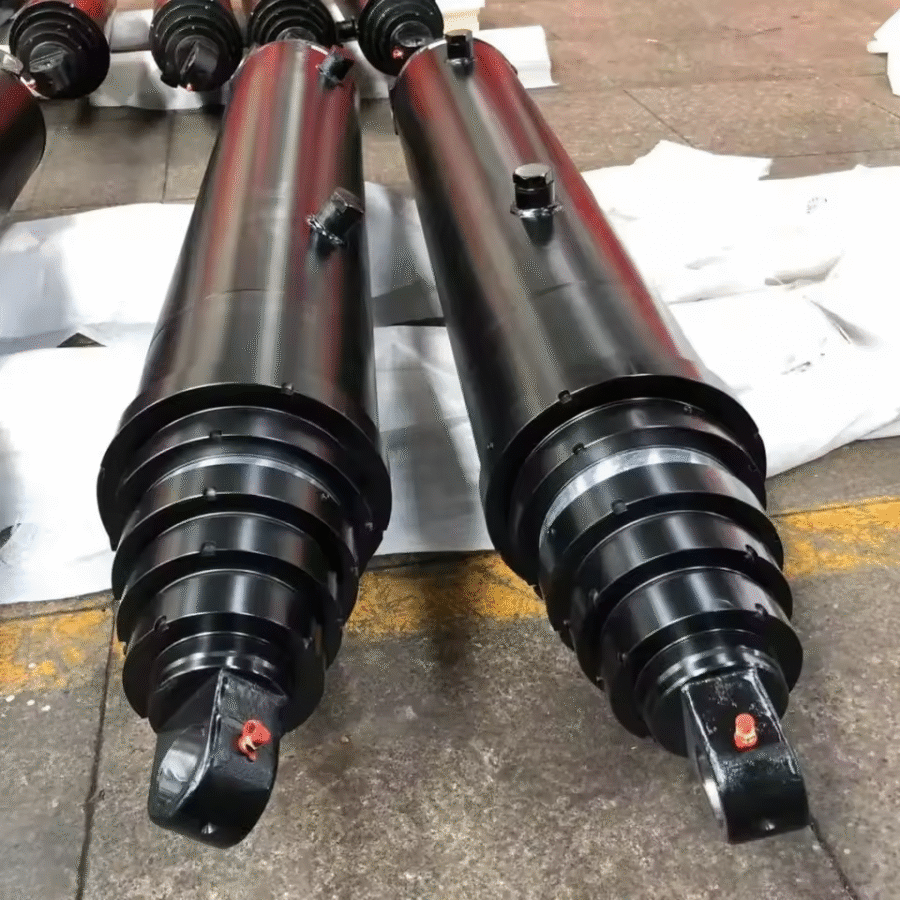 Shipyard Double Acting Telescopic Type Shipbuilding Valve Marine Engineering Seal Ship Construction Hydraulic Cylinder