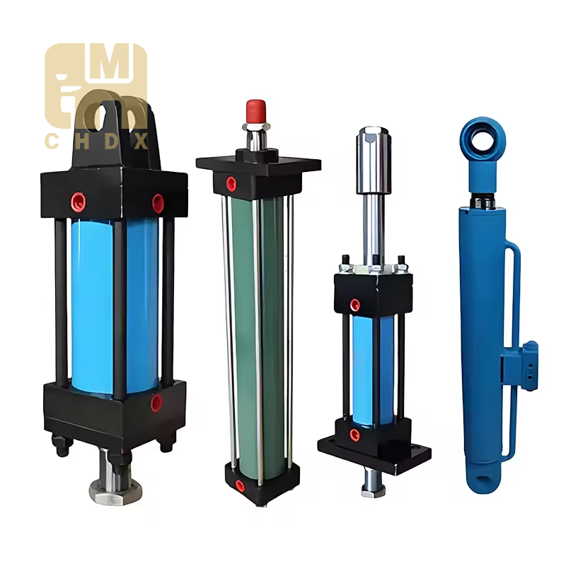 HSG 40/50/63/80/100 Series 21 MPa Hydraul Power Unit Loader Lift Arm Flange Mount Long Stroke Stable Lift Hydraulic Cylinder