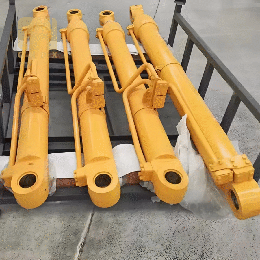 OEM & ODM Bulldozing Bucket Arm Customized Oil Pressure Cylinder Vibration Solid Construction Hydraulic Cylinder