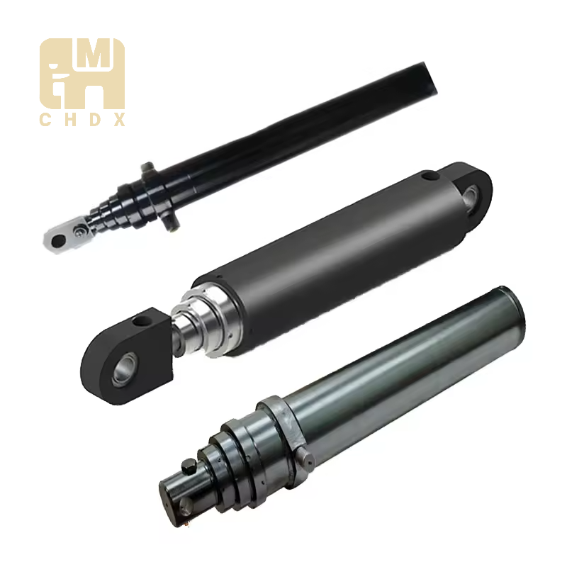 High Force Bucket Cylinder Clamping Gripper Customized Oil Pressure Cylinder Steering Solid Construction Hydraulic Cylinder