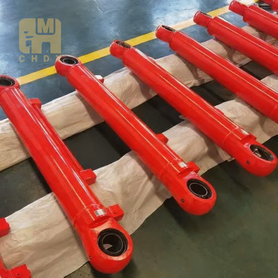Long Lasting Dump Truck Double Acting Customized Oil Pressure Cylinder Blade Lift Cylinder Elevator Accessory Hydraulic Cylinder