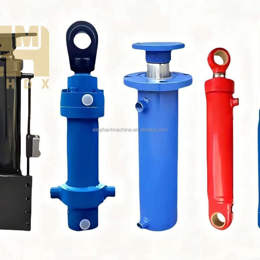 High Pressure Earring 280bar Hardened Tube Chrome Rod Vehicle Tailboard Lift Industrial Drilling Rig Mud Pump Hydraulic Cylinder