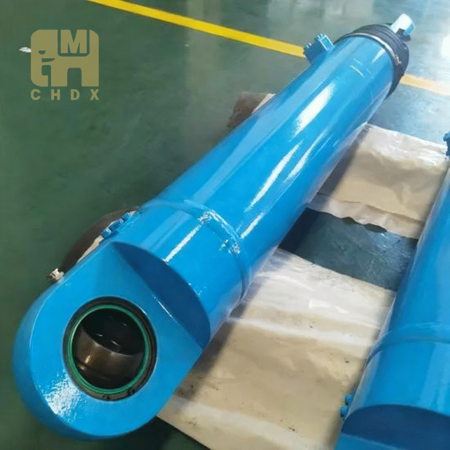 Precise Control Agricultural Double Acting Customized Oil Pressure Cylinder Boom Cylinder Low Friction Hydraulic Cylinder