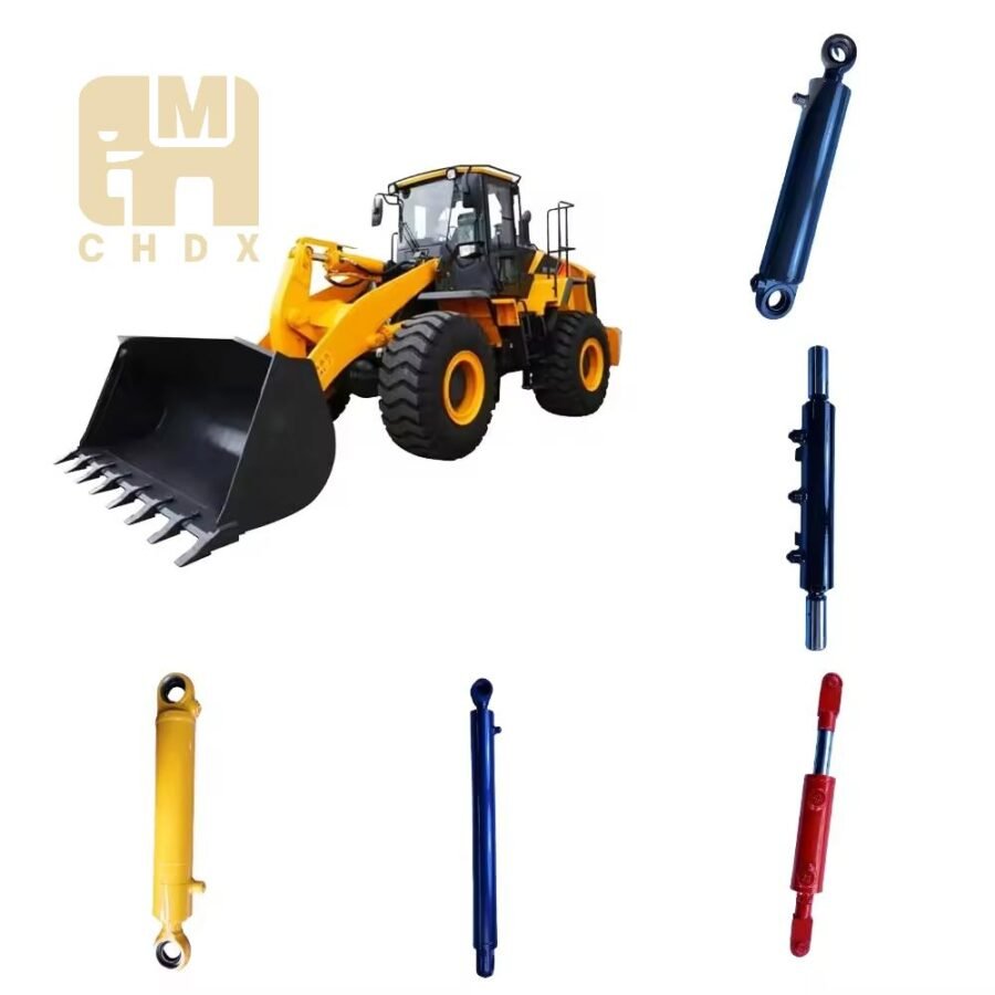 Heavy Load Arc Furnace Door Opening Mechanism Stroke 700mm Thermal Shock Resistant Eye Mount Hydraulic Cylinder