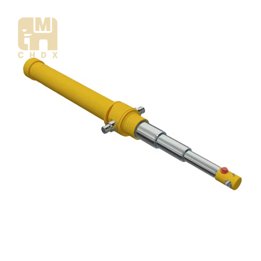 Precision Nickel Plated Multistage Telescopic Customized Oil Pressure Cylinder Cutterbar Lift Low Maintenance Hydraulic Cylinder