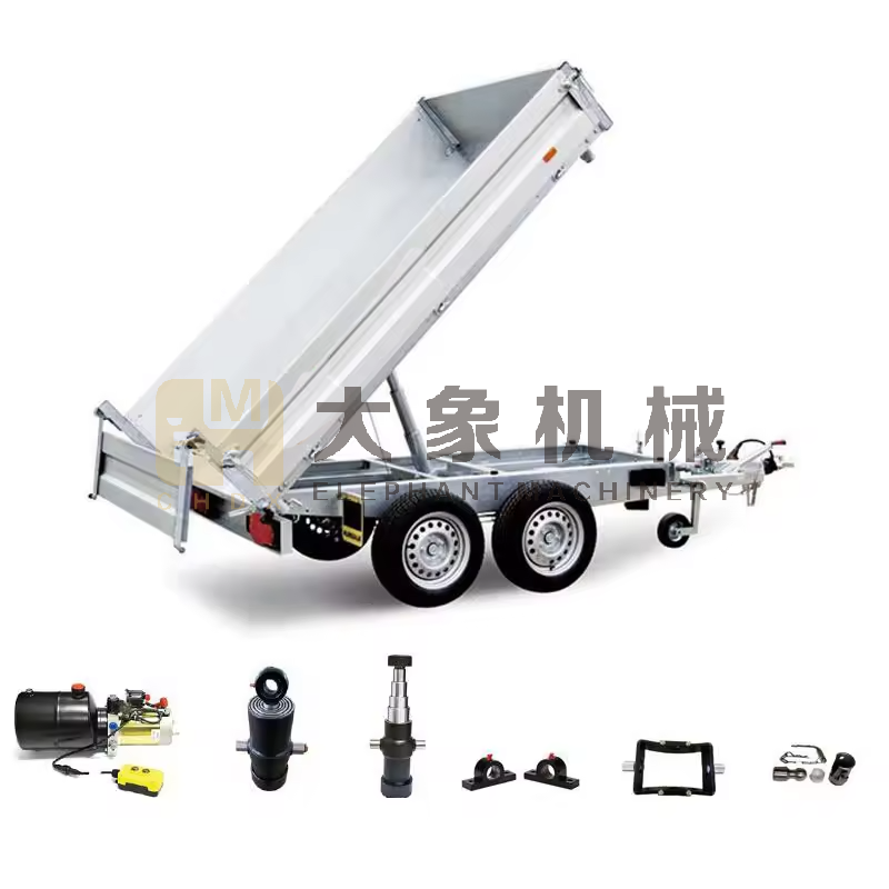 Fuel Truck Hydraulic Push Rod Control Valve Hydraulic Motor Pump Piston Rod Seal Kit Power Pack Hydraulic Cylinder