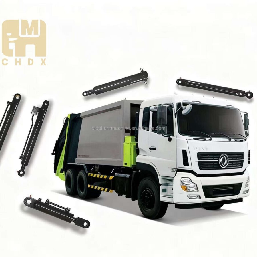 Durable High Load Double Acting Crane Truck Lifting System Piston Rod Seal Kit Hydraulic Motor Valve Unit Hydraulic Cylinder