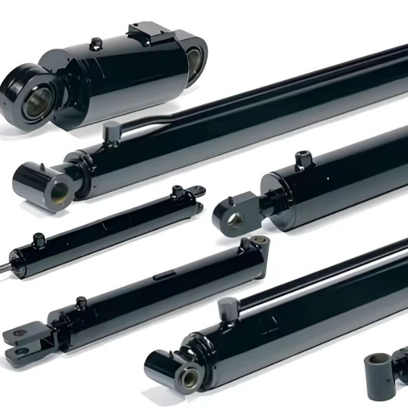 Customizable Heavy Duty Type 70575256 - 4 Stages- Telescopic Double Eyes Front End Hydraulic Cylinder