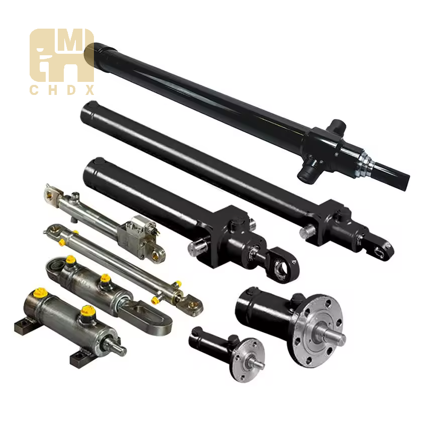 Top Quality Packaging Stage Lift Customized Oil Pressure Cylinder Wheel Lean Cylinder Reinforced Design Hydraulic Cylinder