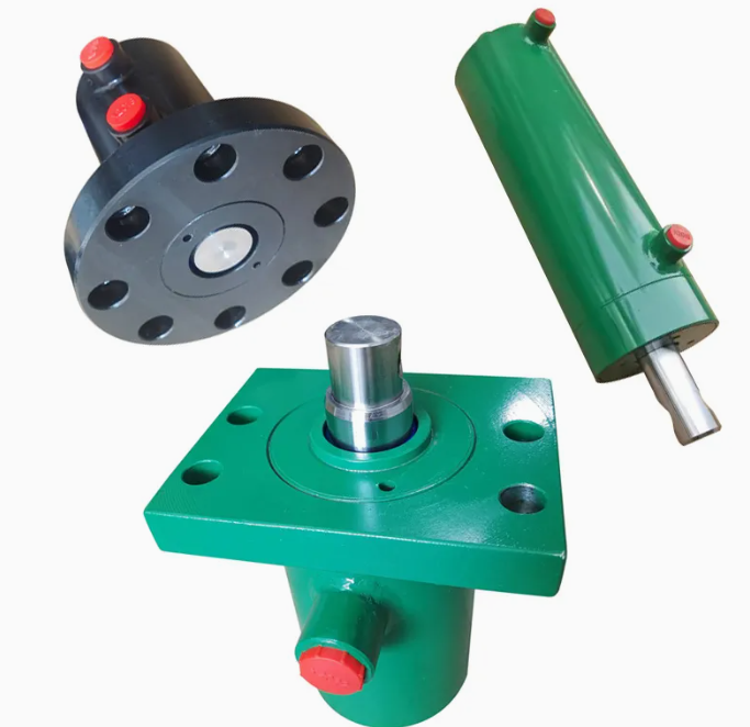 Factory Price Mini Hydraulic Cylinder Single/Double Acting Telescopic Flange Mount Press Machine Hydraulic Cylinder
