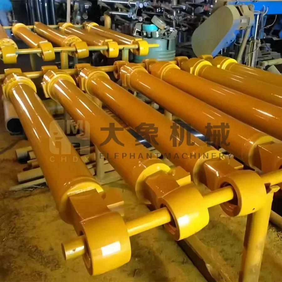 Offshore Operation Valve Rail Switch Shifting Machine Turnout Control Force Piston Rod Hardened Surface Hydraulic Cylinder